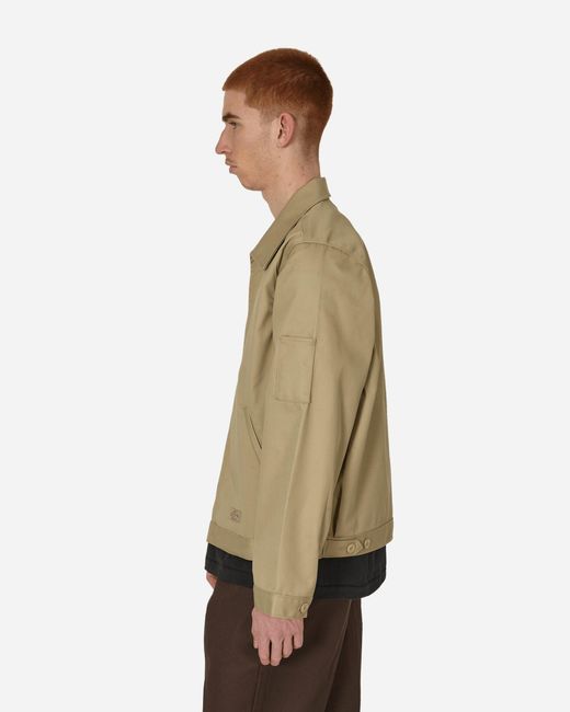 Dickies Natural Unlined Eisenhower Jacket Khaki for men