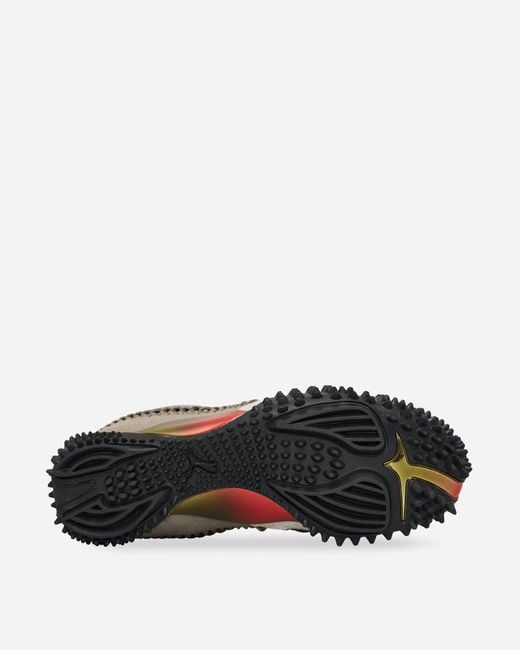 PUMA Multicolor Aries Mostro Craft Sneakers Ecru / Mouse Gray for men