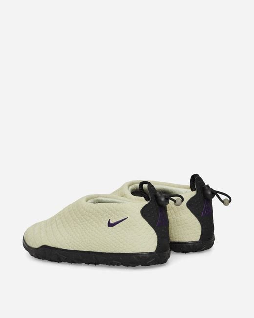 Nike Black Acg Moc Prm Sneakers Olive Aura / Field Purple for men