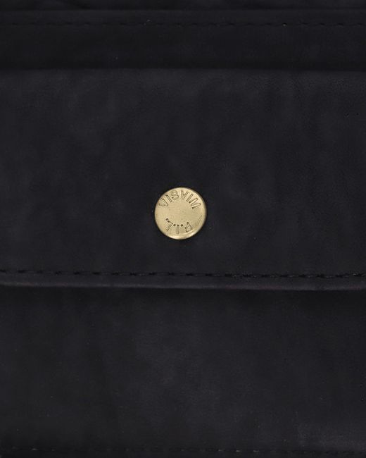 Visvim Black Leather Bi-Fold Wallet for men