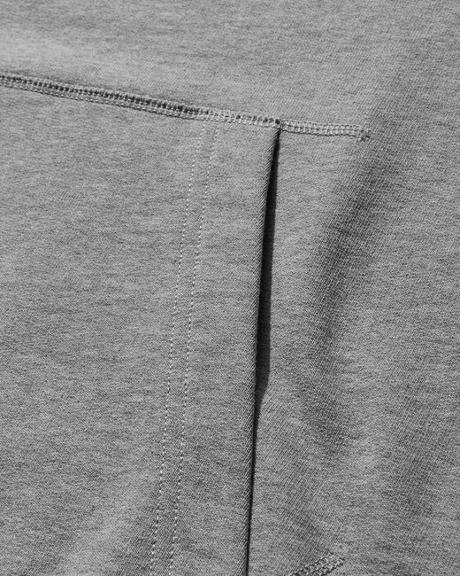 SLAM JAM Gray Graphic Hooded Sweatshirt for men
