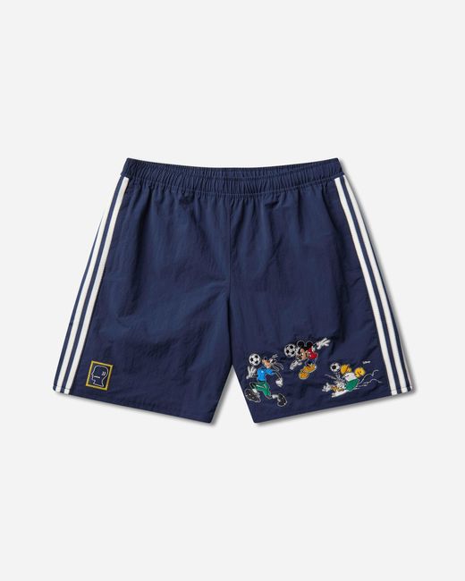 Adidas Blue Brain Dead X Disney Shorts Collegiate for men