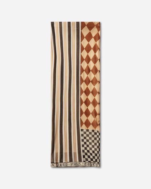 Jean Paul Gaultier Metallic Women S Long Patchwork Skirt