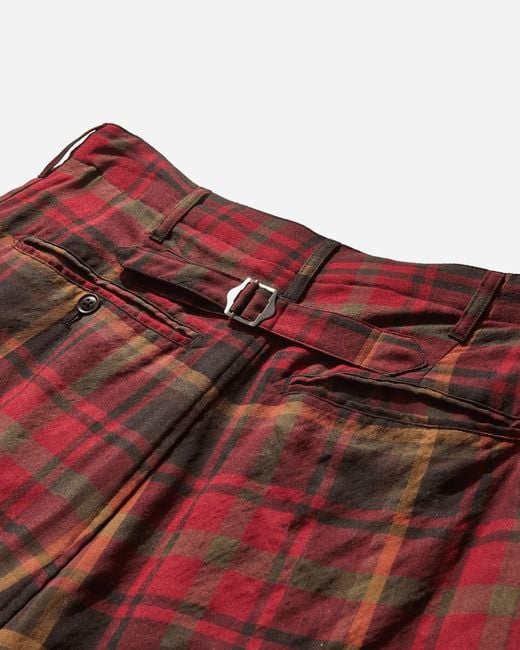 Needles Red Men S Hd Military Pants for men