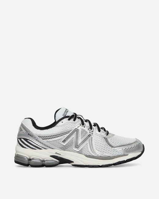 New Balance White 860V2 Sneakers Optic for men