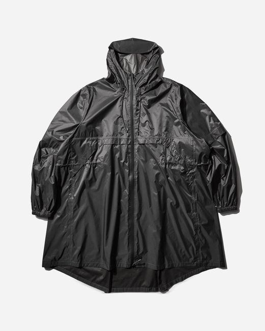 Roa Gray S Surface Packable Grid Rain Coat Dark for men