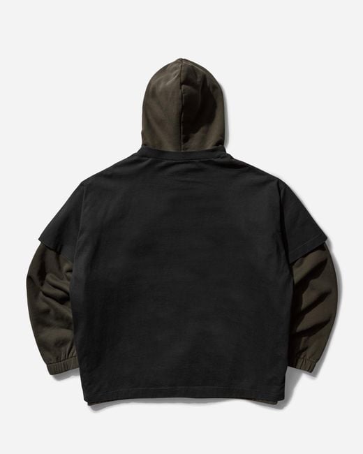 Vans Black Act Of Disagreement Lasered Hoodie Washed for men