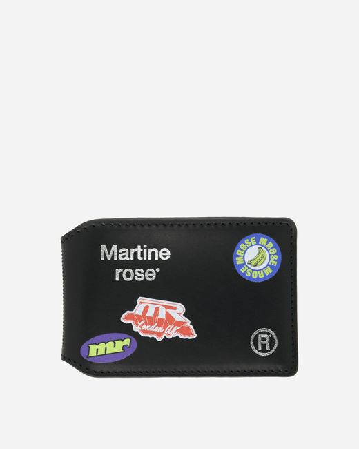 Martine Rose Black Oyster Card Wallet for men