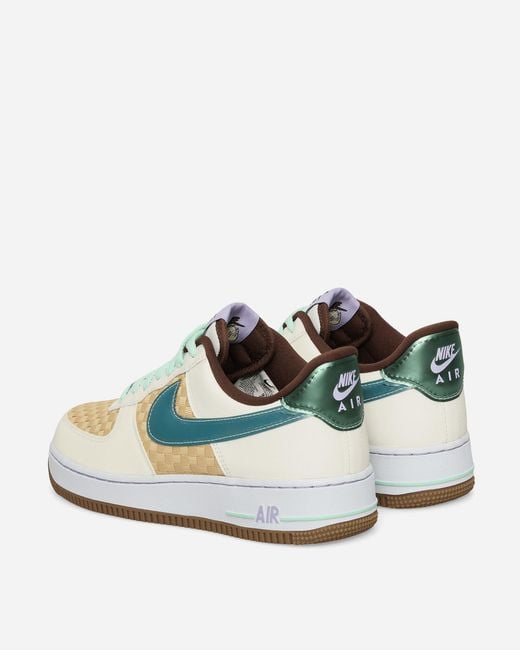 Nike White Air Force 1 Sneakers Sesame for men