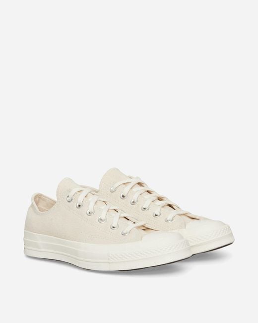 Converse White Chuck 70 Low Vintage Canvas Sneakers Natural for men