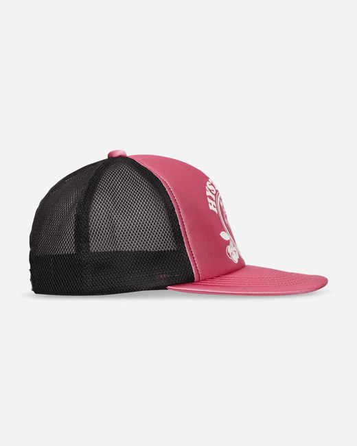Hysteric Glamour Pink Hysteric Cherry Glossy Mesh Cap for men