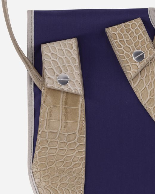 Kiko Kostadinov Blue Solva Pouch Khaki for men