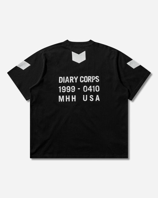 DIARY 1999 Black Men S Bulldog T-shirt for men