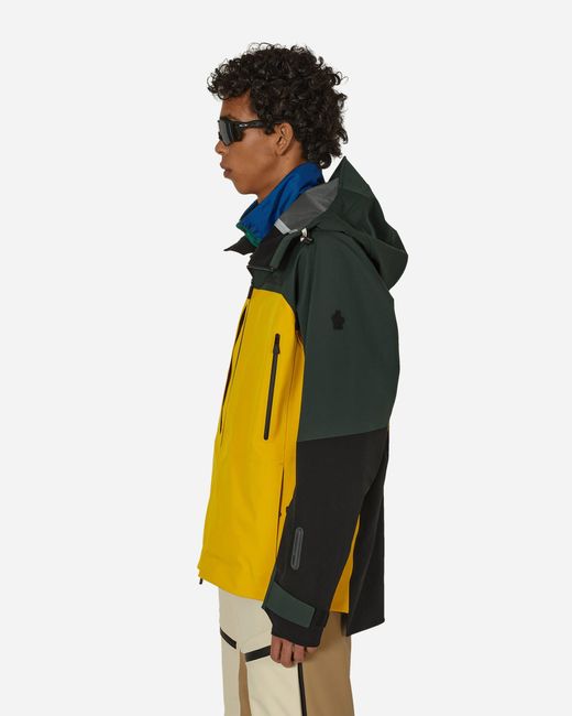 3 MONCLER GRENOBLE Brizon Jacket Green / Yellow for men