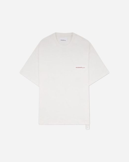 Oamc Peacemaker White Keys Print Oversized Fit T-Shirt for men