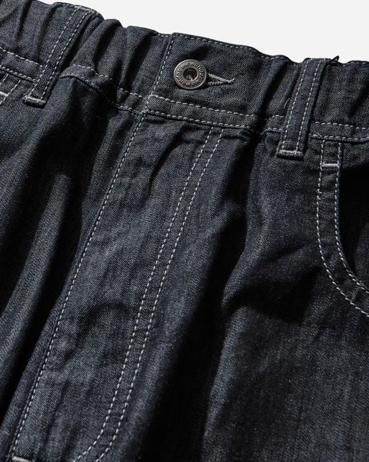And Wander Gray S Dry Easy Denim Wide Pants for men