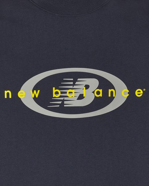 New Balance Blue Archive Oversized T-shirt Eclipse for men