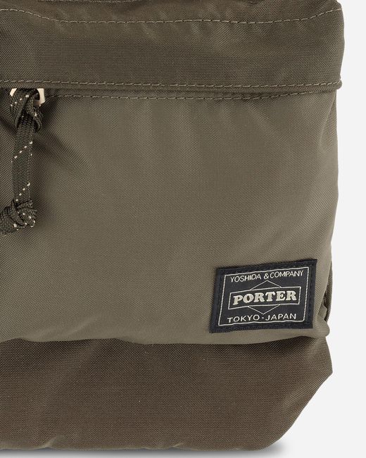 Porter-Yoshida and Co Green Force Shoulder Bag Drab for men