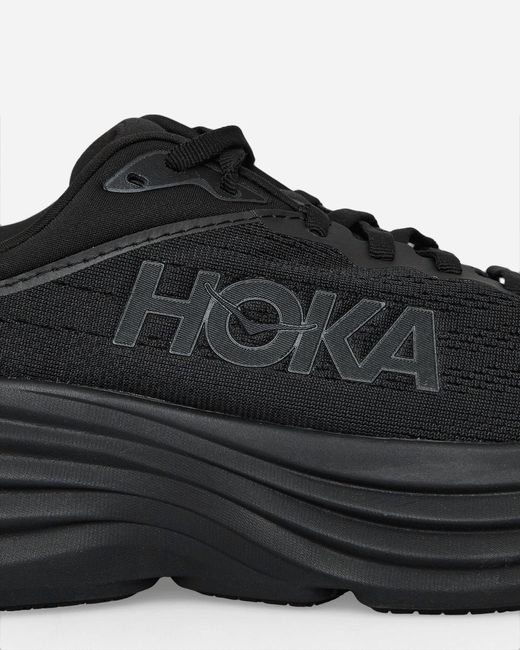 Hoka One One Black Bondi 8 Sneakers for men