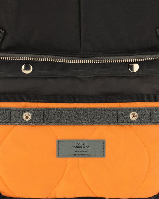 Porter-Yoshida and Co Black Force Shoulder Bag for men