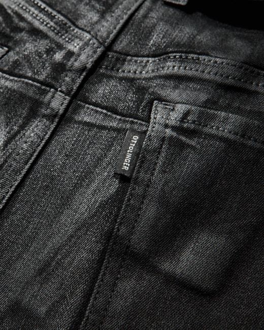 OTTOLINGER Black Women S Glazed Mulitline Jeans