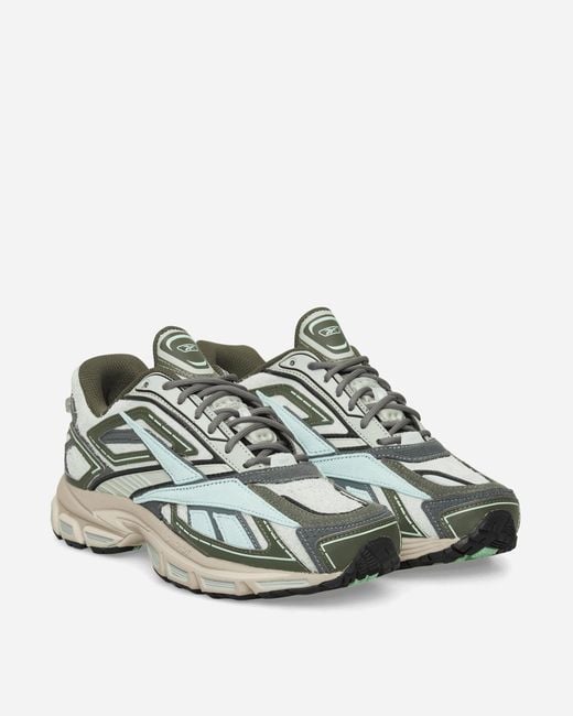 Reebok Green Premier Road Ultra Sneakers Hairy Suede for men