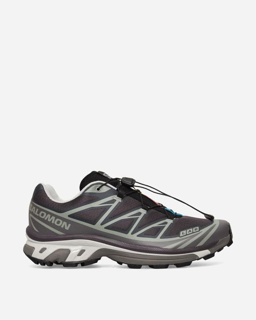 Salomon Black Xt-6 Sneakers Nine Iron / Excalibur / Plum Perfect for men
