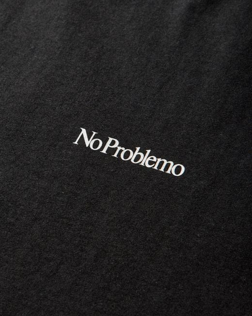 No Problemo Black Smile Away T-Shirt for men