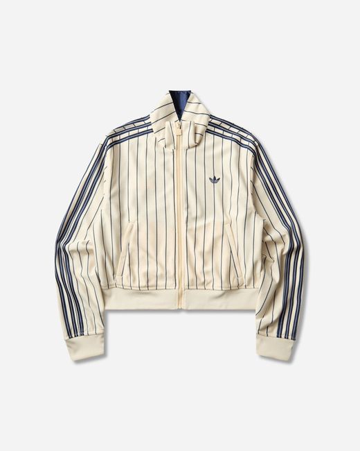 Adidas Natural Women S Reversible Track Top Warm Vanilla / Night Indigo