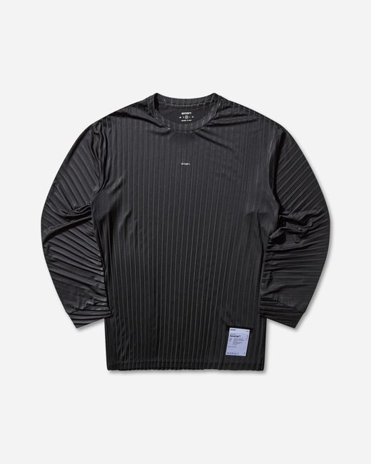 Satisfy Blue Men S Auralite Pleated Long T-shirt for men