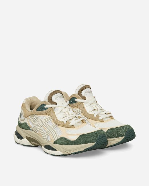 Asics White Gel-Nyc 2.0 Sneakers Cream Dusty Fern for men