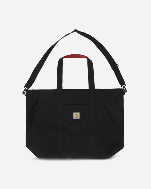 Carhartt Alumni Tote Bag Black / Scarlet for men