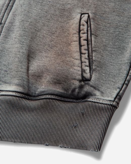Guess Gray Women S Crystal-embellished Zip Hoodie Dirty Tan Wash