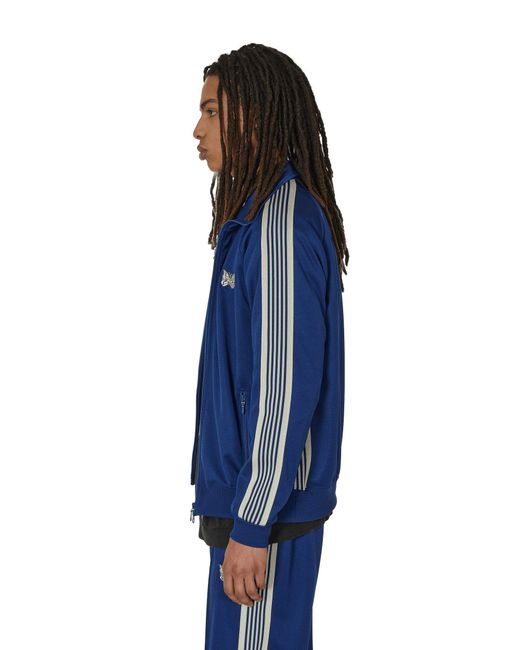 Needles Blue Poly Smooth Track Jacket Royal for men