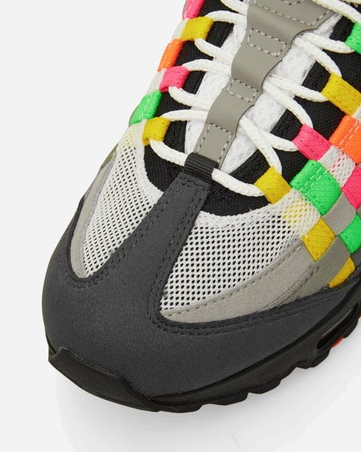 Nike Multicolor Air Max 95 Big Bubble Woven Sneakers Hyper Pink / Green Strike for men