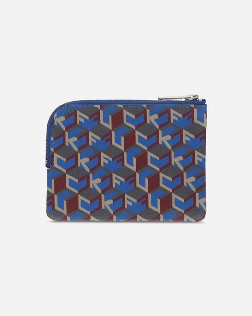 Undercover Blue Signature Pvc Pouch Black for men