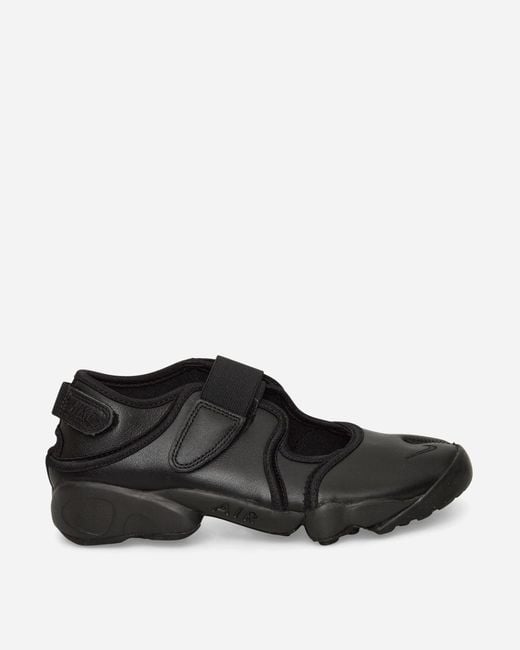 Nike Women S Air Rift Leather Sandals in Black | Lyst UK