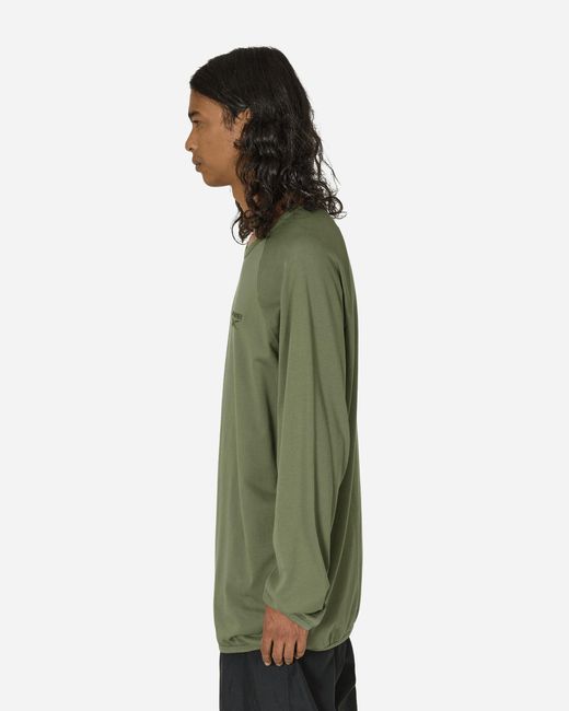Reebok Green Hed Mayner Oversized Raglan Longsleeve T-Shirt Army for men