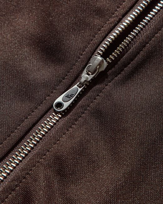 Asics Brown Novalis Styrax Track Jacket Mole for men