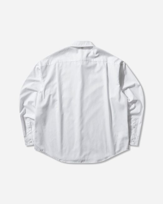 Matthew Williamson Gray Men S Poplin Longsleeve Shirt for men