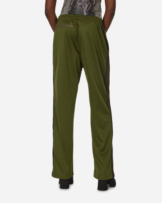 Needles Green Poly Smooth Track Pants