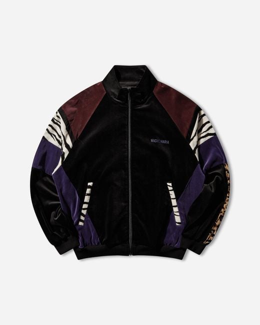 Wacko Maria Black S Velveteen Track Jacket (Type-1) for men