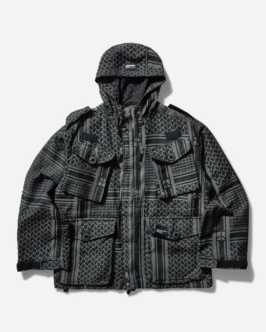 Neighborhood Men S Jq Shemagh Smock Jacket in Black for Men | Lyst