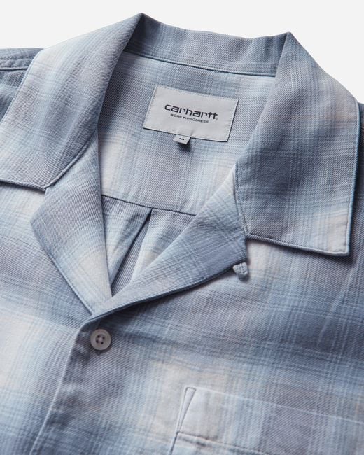 Carhartt Blue Tyers Longsleeve Shirt Shady for men