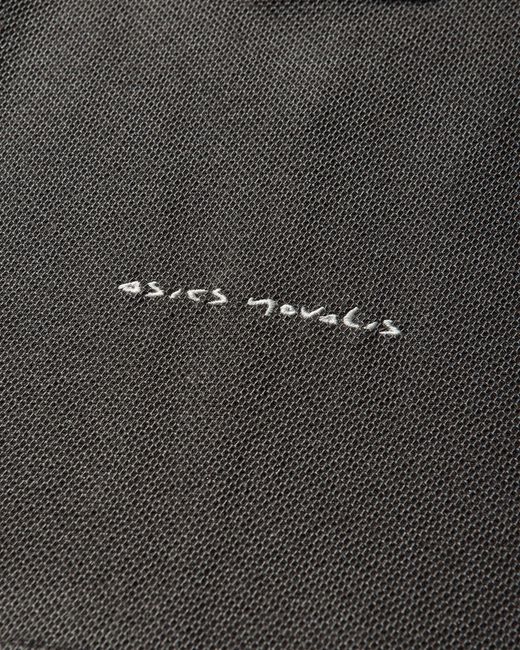 Asics Black Novalis Marjoram Hoodie for men