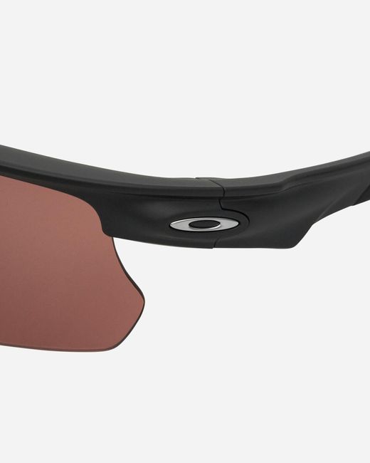 Oakley Black Bisphaera Sunglasses Matte Carbon / Prizm Dark Golf for men