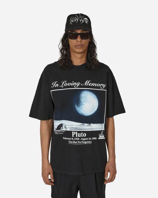 ONLINE CERAMICS Black Pluto T-shirt for men