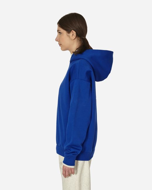 Adidas Blue Basketball Hooded Sweatshirt Lucid