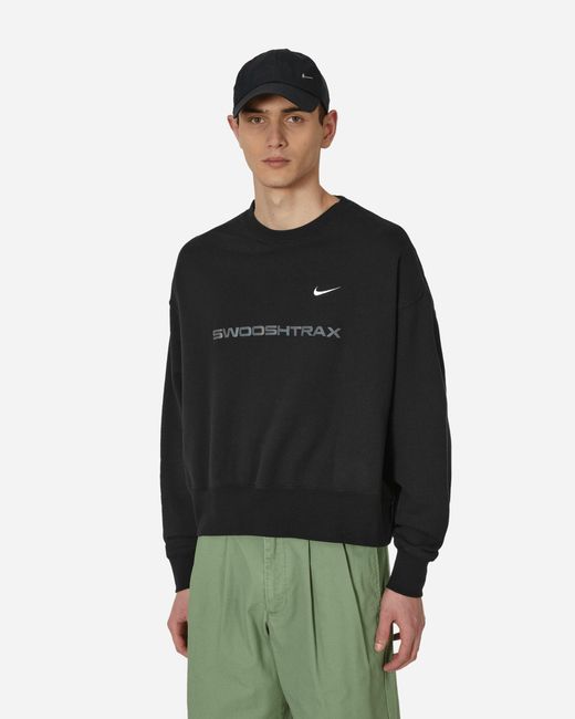 Nike Trend Fleece Crewneck Sweatshirt Black for Men | Lyst UK