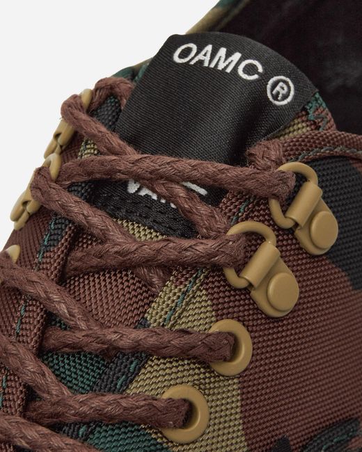 Vans Brown Oamc Authentic Oxford Sneakers Woodland Camo for men